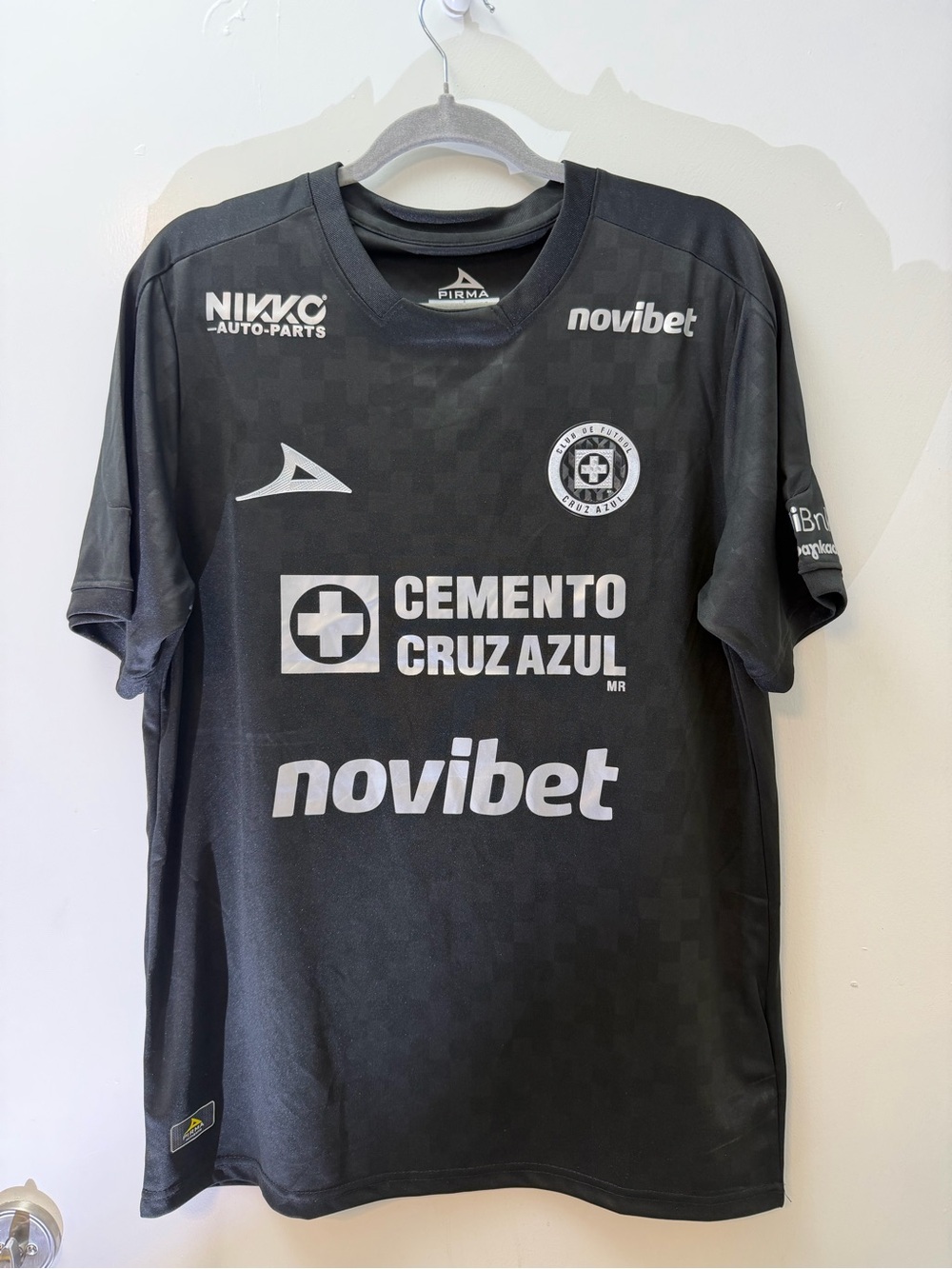 Cruz Azul Men's Black Performance Soccer Jersey